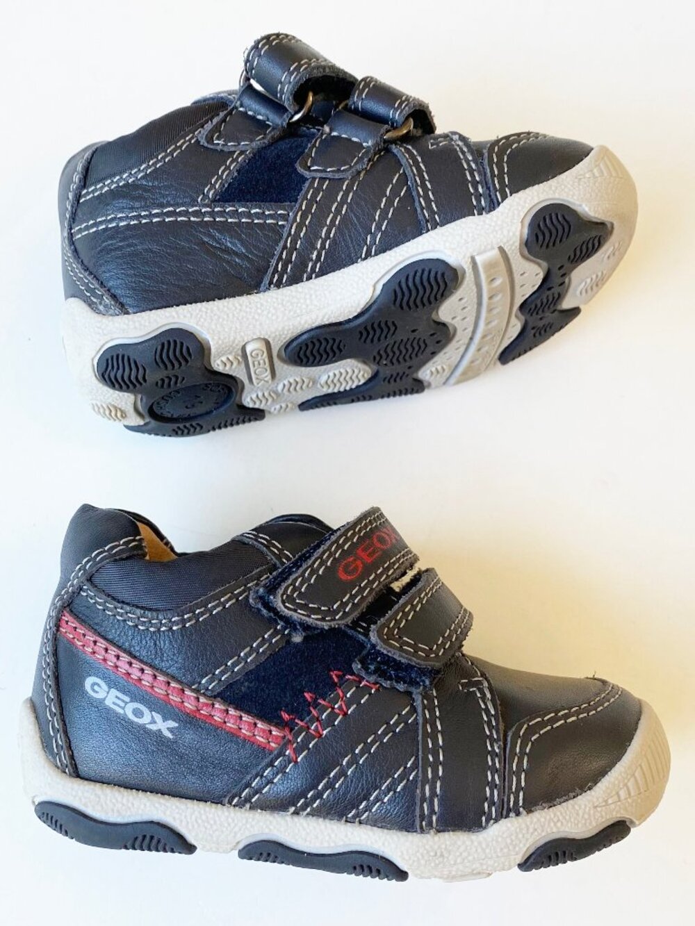 Geox Baby Boy Balu First Walker Leather Shoes EU 19 US 3.5-4